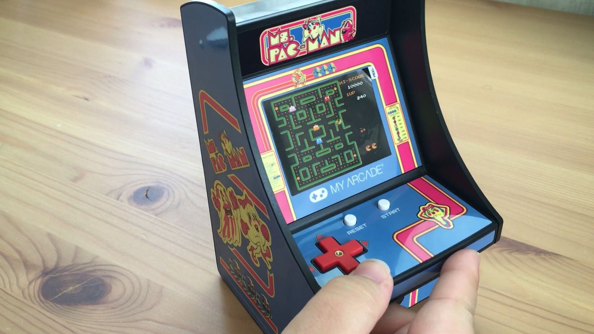 My Arcade Micro Player Mini Arcade Machine Ms. Pac-Man Video Game