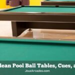 How to Clean Pool Ball Tables, Cues, and Balls