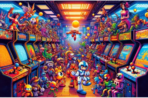 Classic Arcade Game Characters