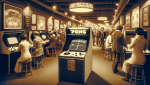 Which arcade game was huge hit in 1973