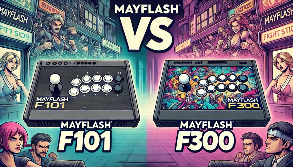 Mayflash F101 vs F300 - Arcade Fight Sticks