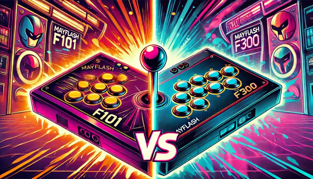 Mayflash F101 vs F300 - Arcade Fight Sticks